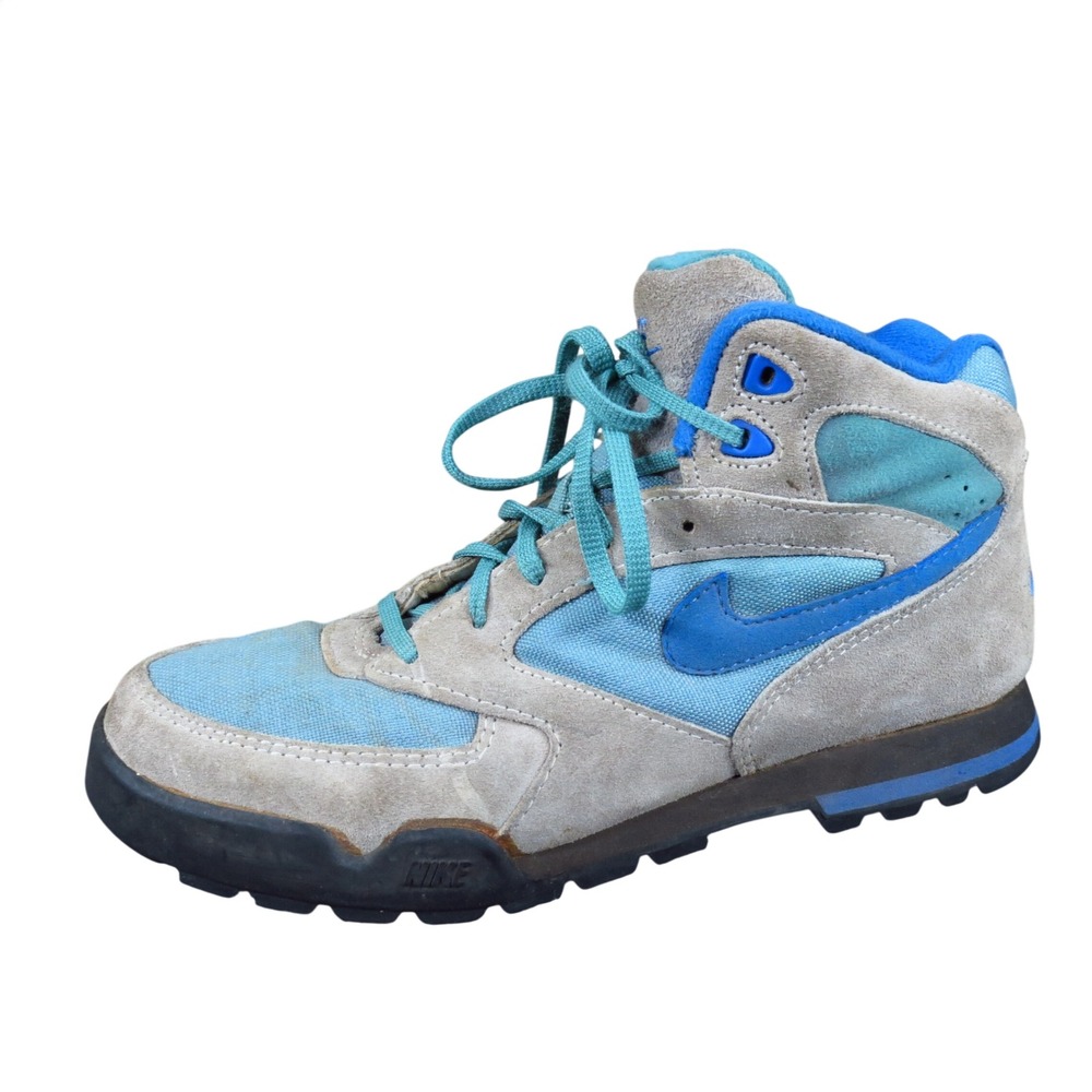 Nike ACG Caldera Women Hiking Boots 10 Vintage 1992 Trail Outdoor Grey Blue